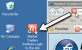 Drag the Icon to Your Desktop